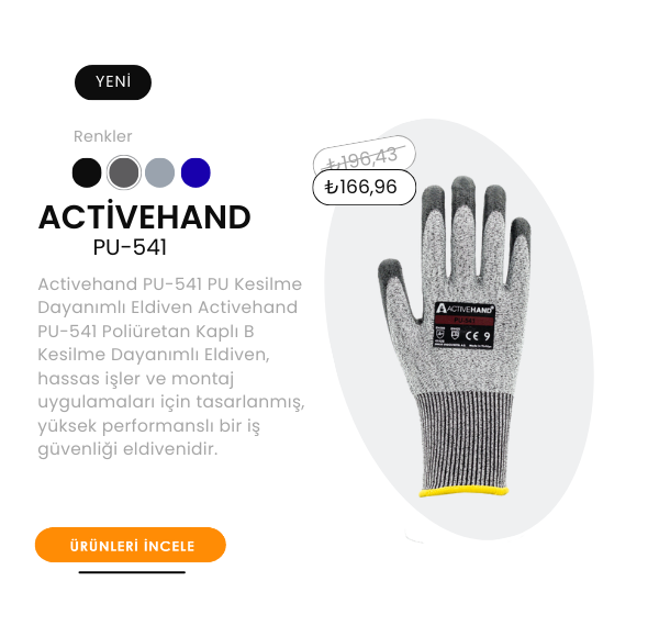 Activehand PU-541 PU Kesilme Dayanımlı Eldiven