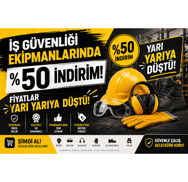 %50 İNDİRİM
