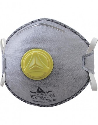 Delta Plus M1200vw Toz Maskesi Konik Ventilli Aktif Karbon 10'LU