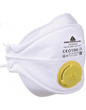 Delta Plus M1204V FFP2 Kalıplı Ventilli Toz Maskesi 10'LU