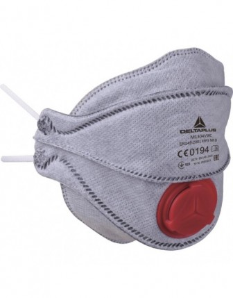 Delta Plus M1304VW FFP2 Aktif Karbonlu Kalıplı Ventilli Toz Maskesi 10'lu