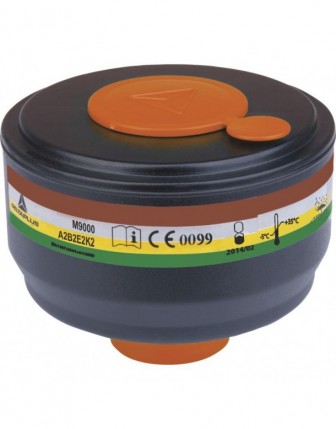 Delta Plus M9000 A2B2E2K2 ABEK2 Yedek Gaz Filtresi 4lü Paket