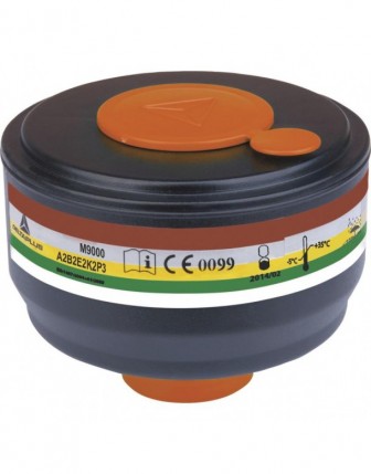 Delta Plus M9000 A2b2e2k2p3 Abek2 P3 Yedek Gaz Filtresi 4lü Paket 