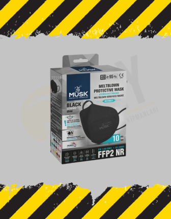 Musk Ffp2 Maske Siyah 20 Adet