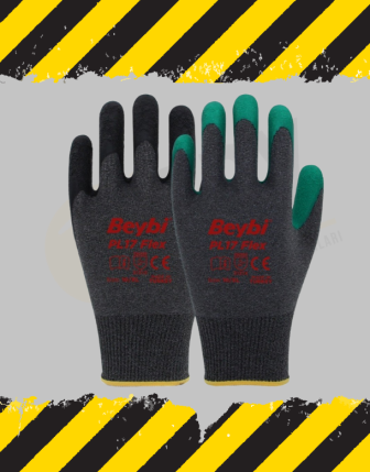 Beybi PL17 Flex Likralı İpten Örme Lateks Eldiven