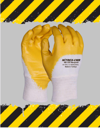 Nitrex-Cmr N-350 Sarı Nitril Eldiven