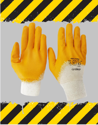 Nitrex-Cmr N-300 Sarı Nitril Eldiven