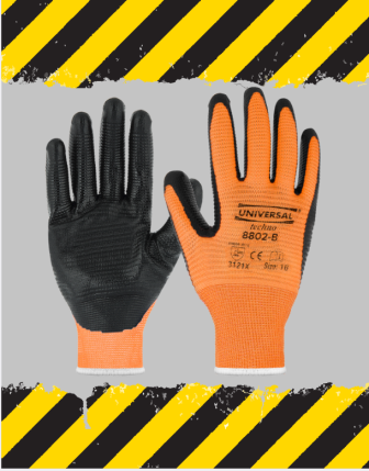 ÜNİVERSAL NİTRİL ELDİVEN ZEBRA - 8802-B