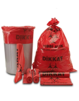 Tıbbi Atık Poşeti 80 X 110 Cm - 10 Adet 1kg
