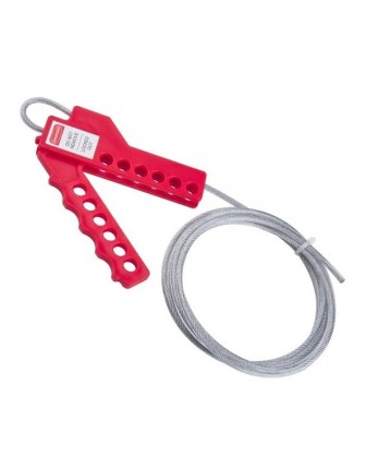 BBU® SAFETY WL01 KABLOLU KİLİT ÇOKLAYICI 4MM 2 METRE