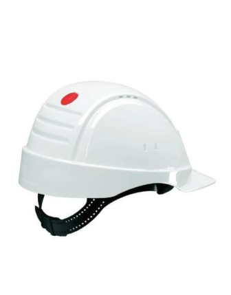 3M G2000NUV-VI Beyaz Havalandırmalı Vidalı UV'li Baret