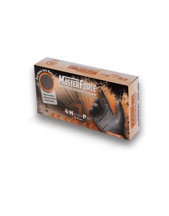 Haspet Master Force Siyah Nitril Eldiven 50 li Paket - Large