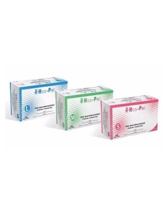 HasPet Vinil Pudrasız Muayene Eldiveni 100 lü Paket - Medium