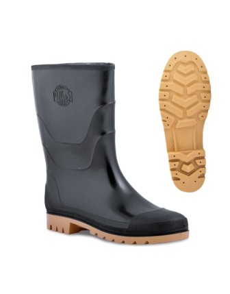 PVC SİYAH KISA ÇİZME