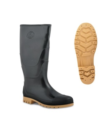 PVC SİYAH UZUN ÇİZME