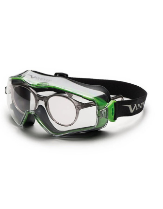 UNIVET Gözlük Üstünde Kullanılabilir Kauçuk Içlikli Koruyucu Gözlük 