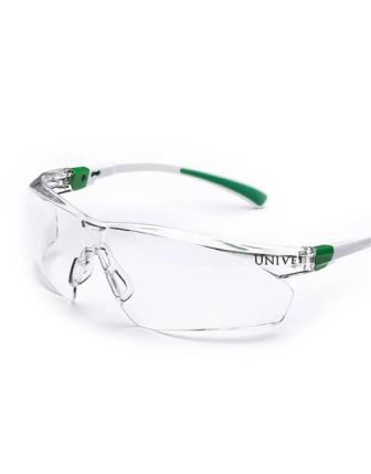 UNIVET 506 Up Çizilmeye Ve Buğulanmaya Karşı Dirençli Şeffaf Koruyucu Gözlük