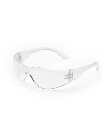 UNIVET Şeffaf Çizilmez Çok Amaçlı Iş Güvenliği Koruyucu Çapak Gözlüğü