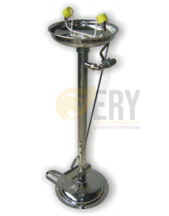 Göz ve Yüz Yıkama Duşu İstasyonu Göz,yüz Yıkama Çeşmesi, Boy Tipi, El, Ayak Kumandalı, Galvanizli