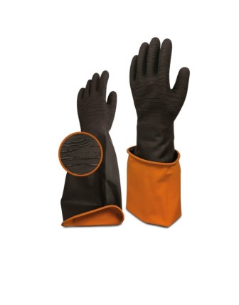 Hegi HR Lateks Endüstriyel Uzun Asit Eldiveni 45 cm