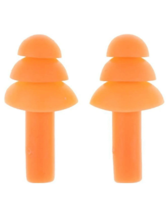 Turuncu Silikon Kulak Tıpası Ses Gürültü Yüzme Uyku Tıpa Şeffaf Kutusunda Su Geçirmez Tıkaç