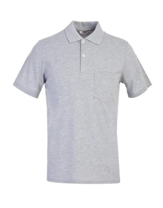 Polo Yaka Gri T-Shirt