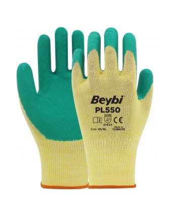 Beybi PL550 Polyester Örme Lateks Eldiven