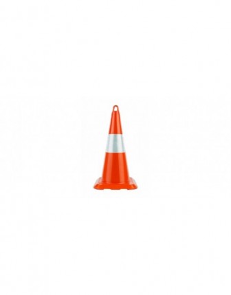 50'lik Kırılmaz Trafik Konisi (Reflektifli)