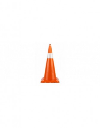 90'lık Kırılmaz Trafik Konisi (Tek Reflektifli)