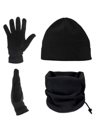 Polar Bere Boyunluk Ve Polar Eldiven - 3'lü Set