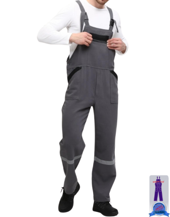 Gabardin Kumaş Bahçıvan Tulum