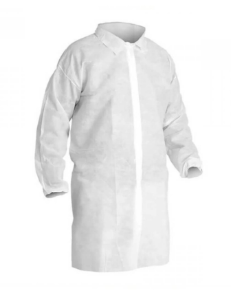 Tek Kullanımlık Lamine Kaplı Ziyaretçi Önlüğü