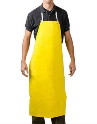 Pvc Askılı Önlük Sarı