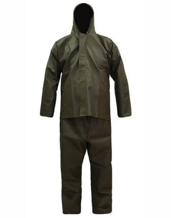 Balıkçı Fermuarlı Takım Yağmurluk Haki