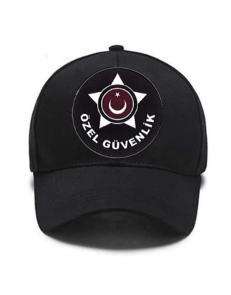 Özel Güvenlik Şapkası Yeni Model Siyah
