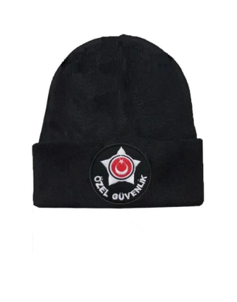 Özel Güvenlik Yün Bere Çift Katlı