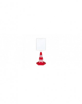 Kedi Gözlü Reklam Konisi (Ağırlıksız-Tabelalı)