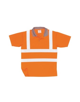 Portwest İş Elbisesi Polo Yaka Reflektörlü T-shirt Turuncu