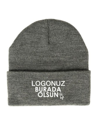 Nakışlı Bere - Gri 1.Kalite