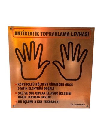 Anti Statik Topraklama Levhası
