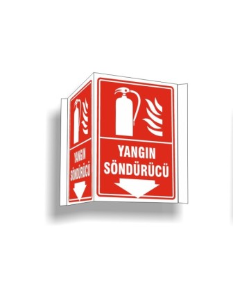 Yangın Söndürücü Panoramik Yön Levhası