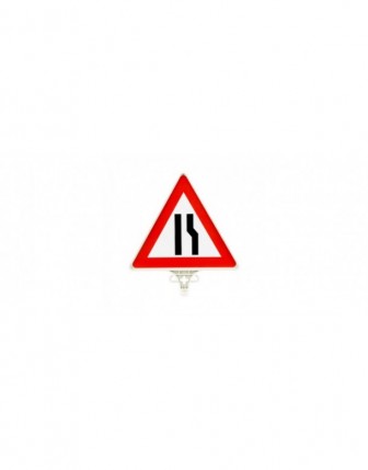 Sağdan Daralan Yol Uyarı Levhası TEK YÖN