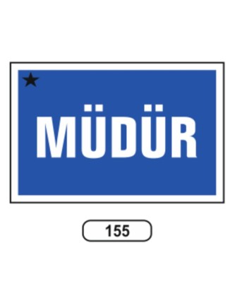 Müdür Levhası