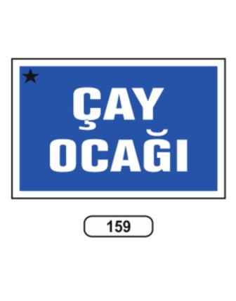 Çay Ocağı Levhası