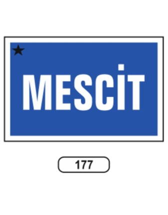Mescit Levhası