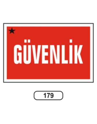 Güvenlik Levhası