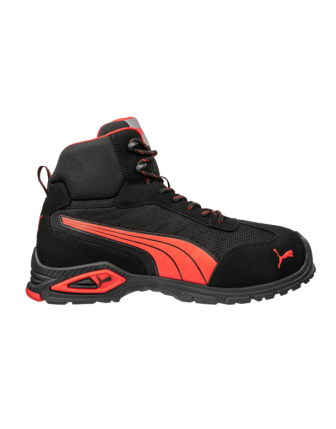 Puma Safety Madrid Mid Alüminyum Burunlu Kaydırmaz Tabanlı İş S1 PL FO SR Bilek Destekli İş Ayakkabısı