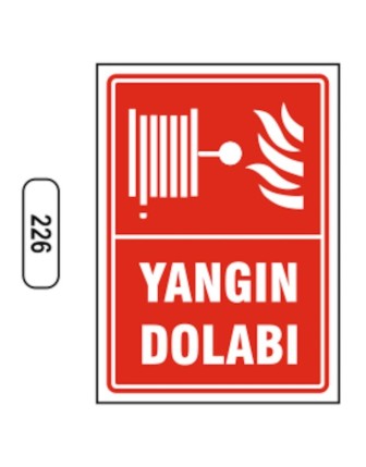 Yangın Dolabı Levhası