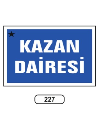 Kazan Dairesi Levhası