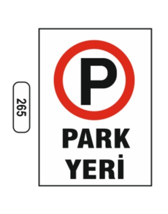 Park Yeri Levhası